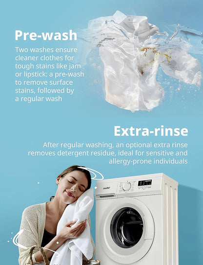 COMFEE CFE10EW60 6kg washing machine in white front view