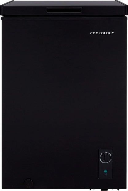 Cookology CCFZ99BK chest freezer in black