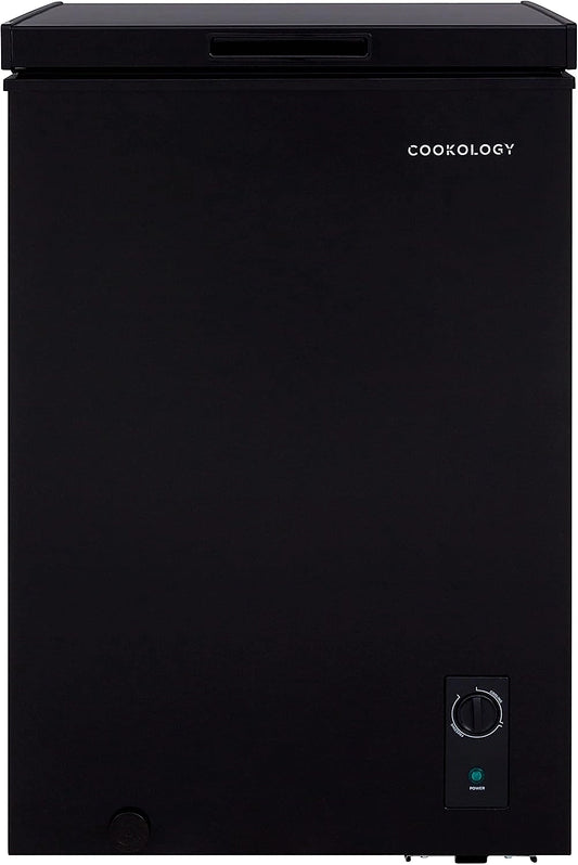 Cookology CCFZ99BK chest freezer in black
