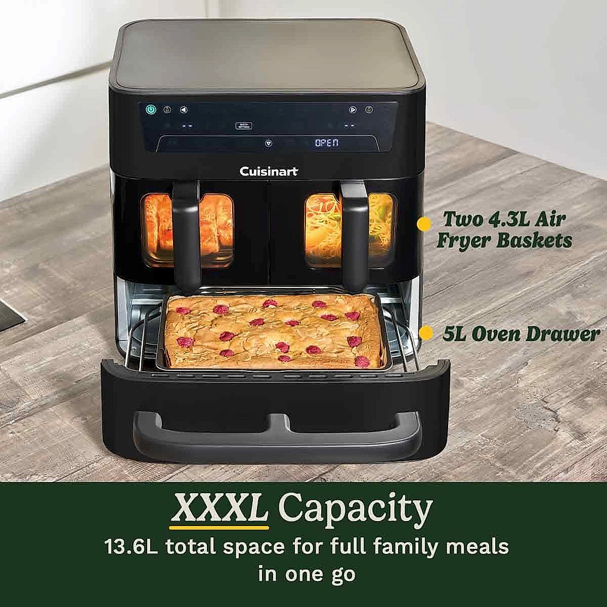 Cuisinart Tri Zone 13.6L Air Fryer Oven front view