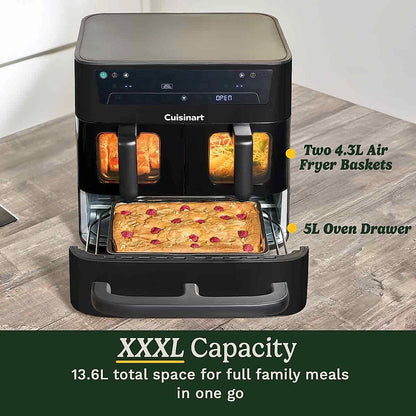 Cuisinart Tri Zone 13.6L Air Fryer Oven front view