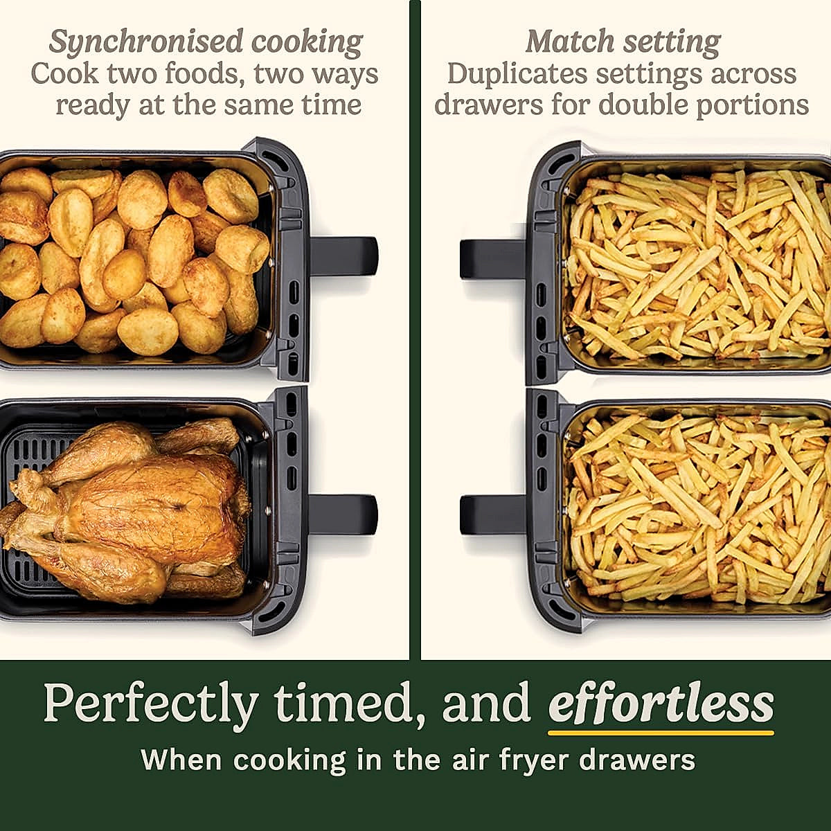 Cuisinart Tri Zone 13.6L Air Fryer Oven front view