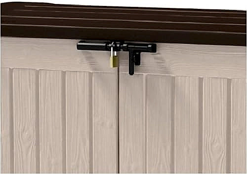 Keter Store It Arc 1200L storage shed exterior view
