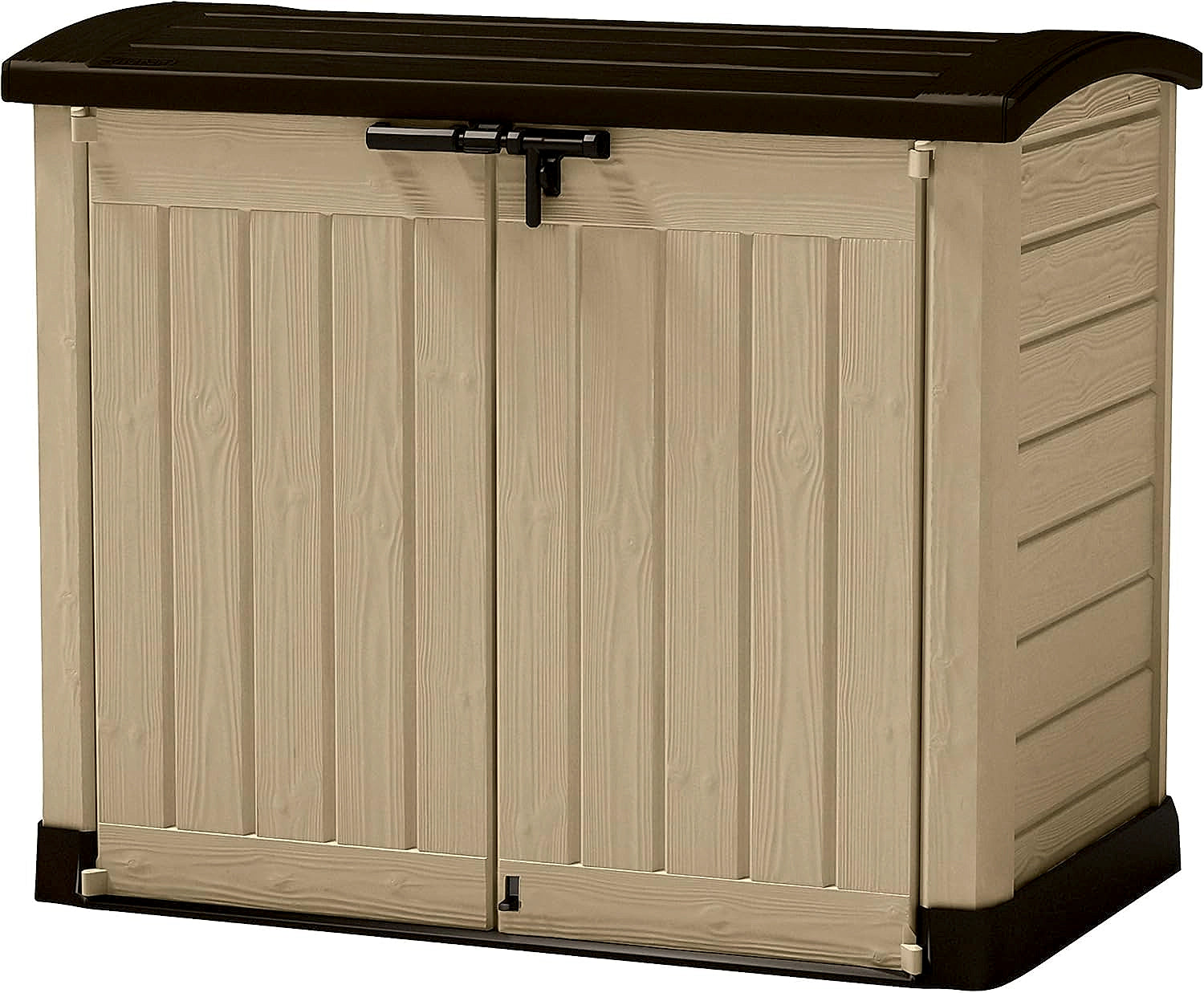 Keter Store It Arc 1200L storage shed exterior view
