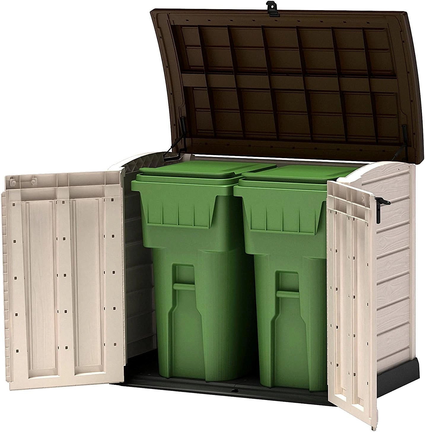 Keter Store It Arc 1200L storage shed exterior view