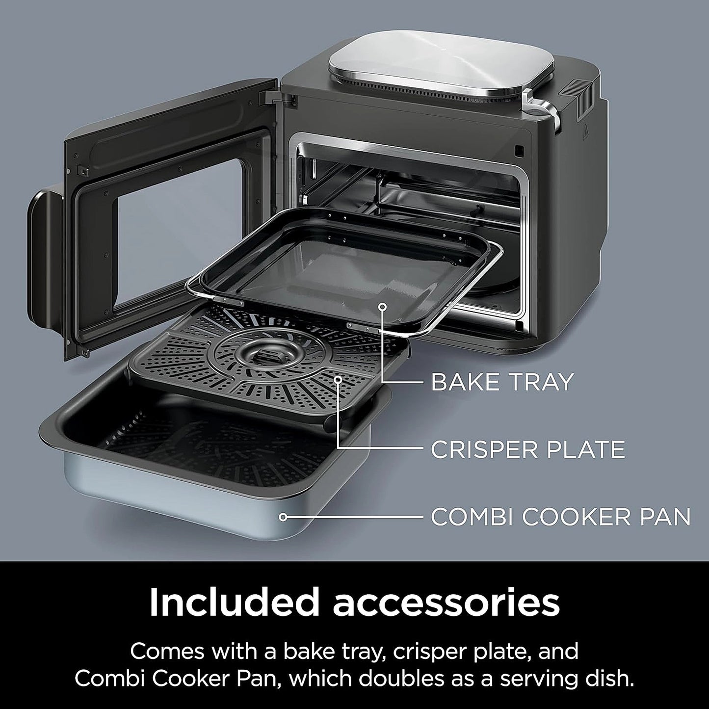 Front view of the Ninja Combi SFP701 multicooker