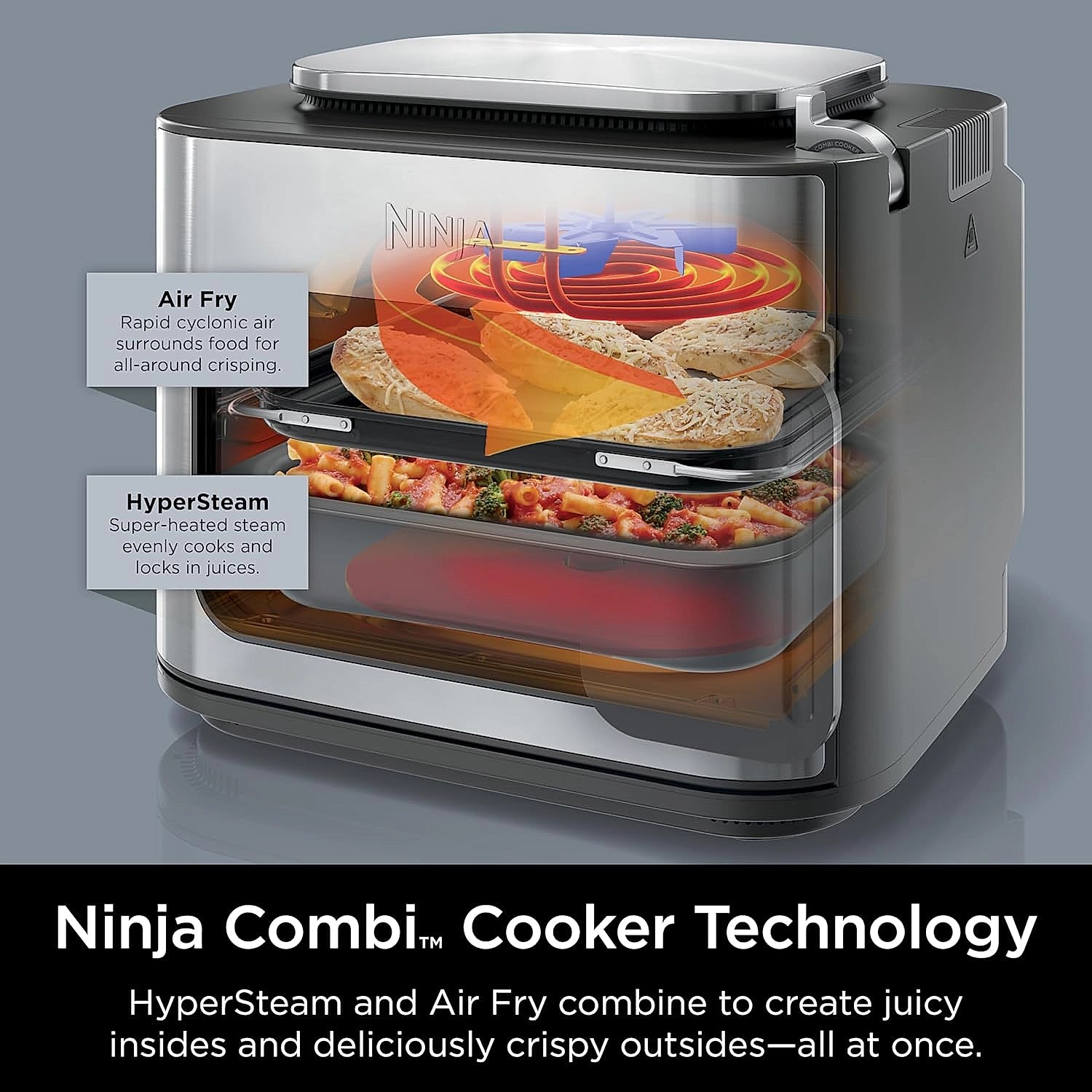 Front view of the Ninja Combi SFP701 multicooker