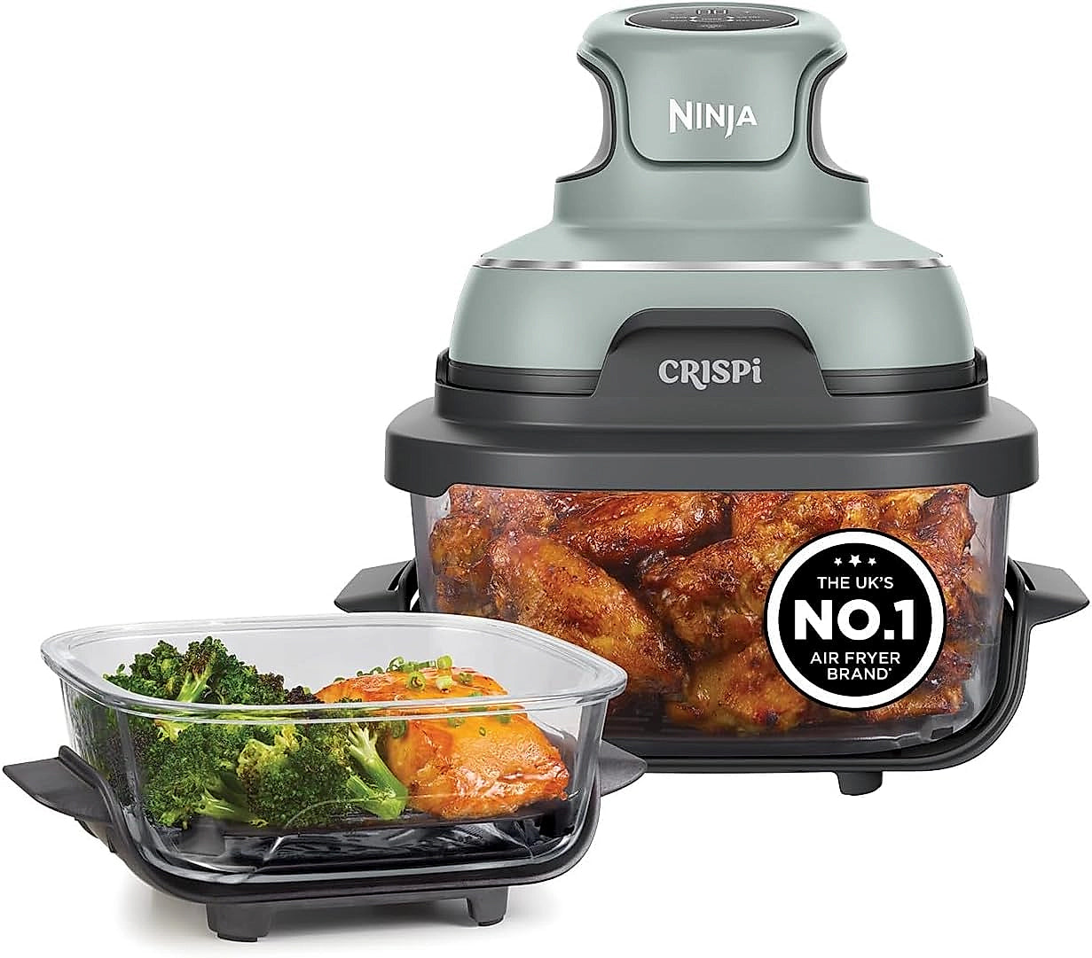 Ninja CRISPi portable air fryer FN101UKSG front view