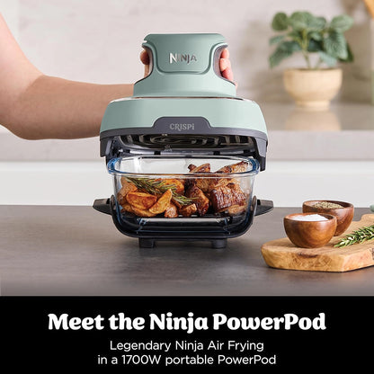 Ninja CRISPi portable air fryer FN101UKSG front view