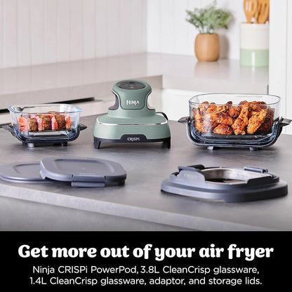 Ninja CRISPi portable air fryer FN101UKSG front view