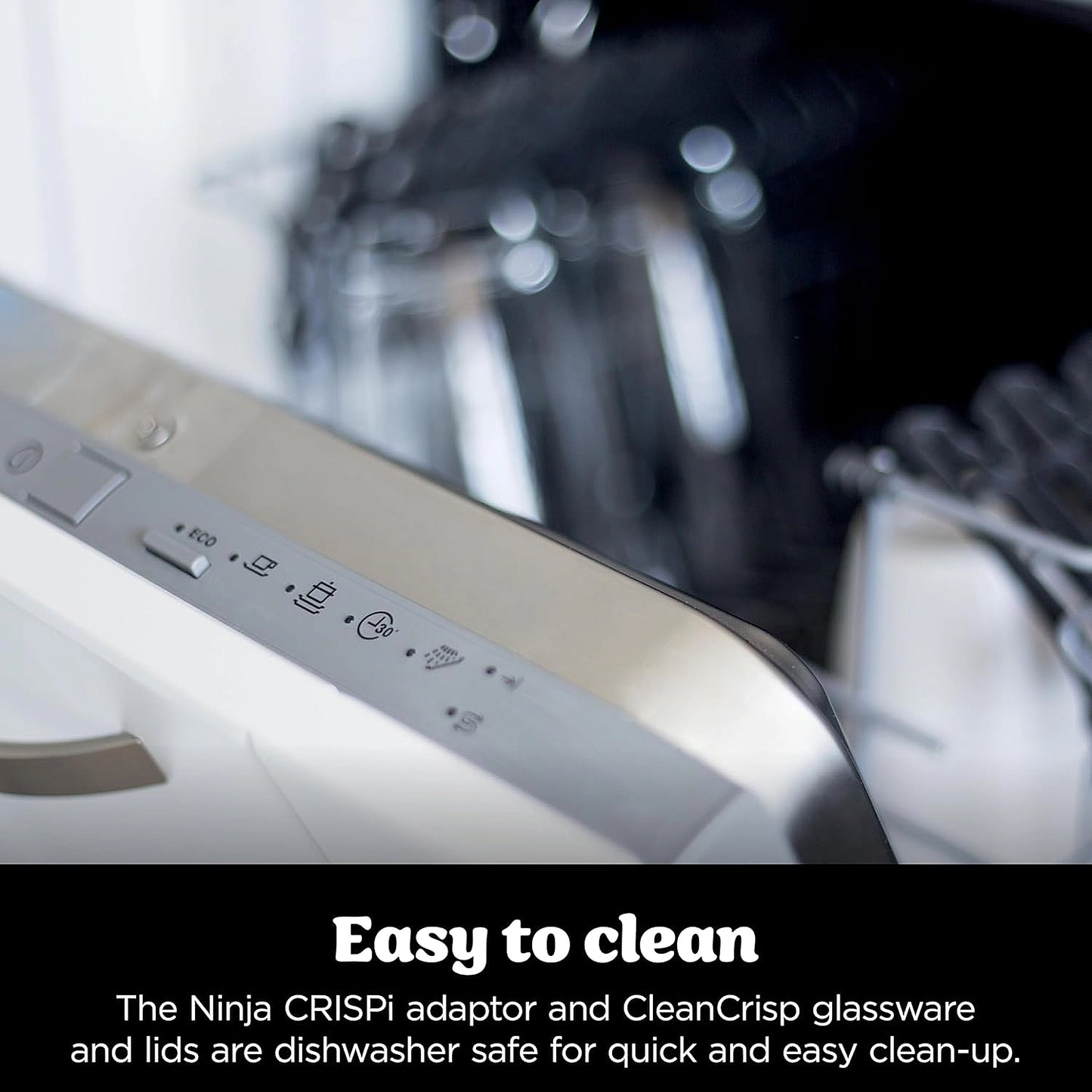 Ninja CRISPi portable air fryer FN101UKSG front view