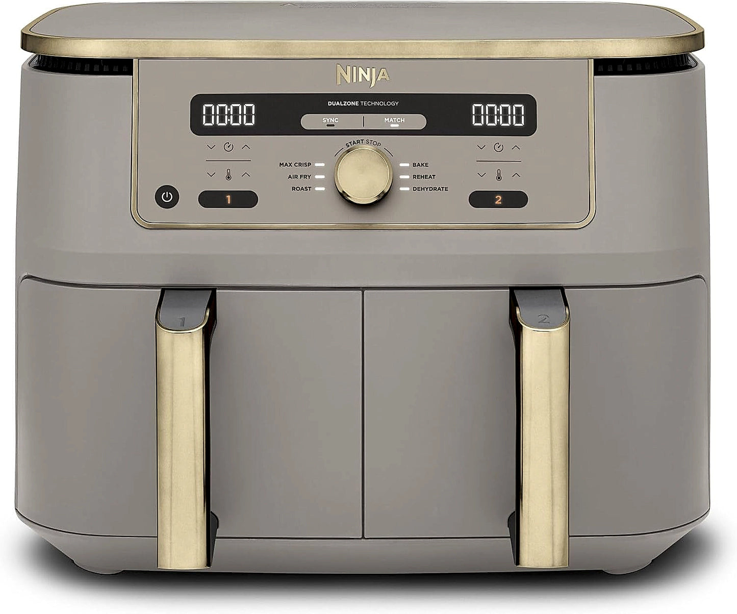 Ninja DZ400UKSTGD Dual Zone Air Fryer front view