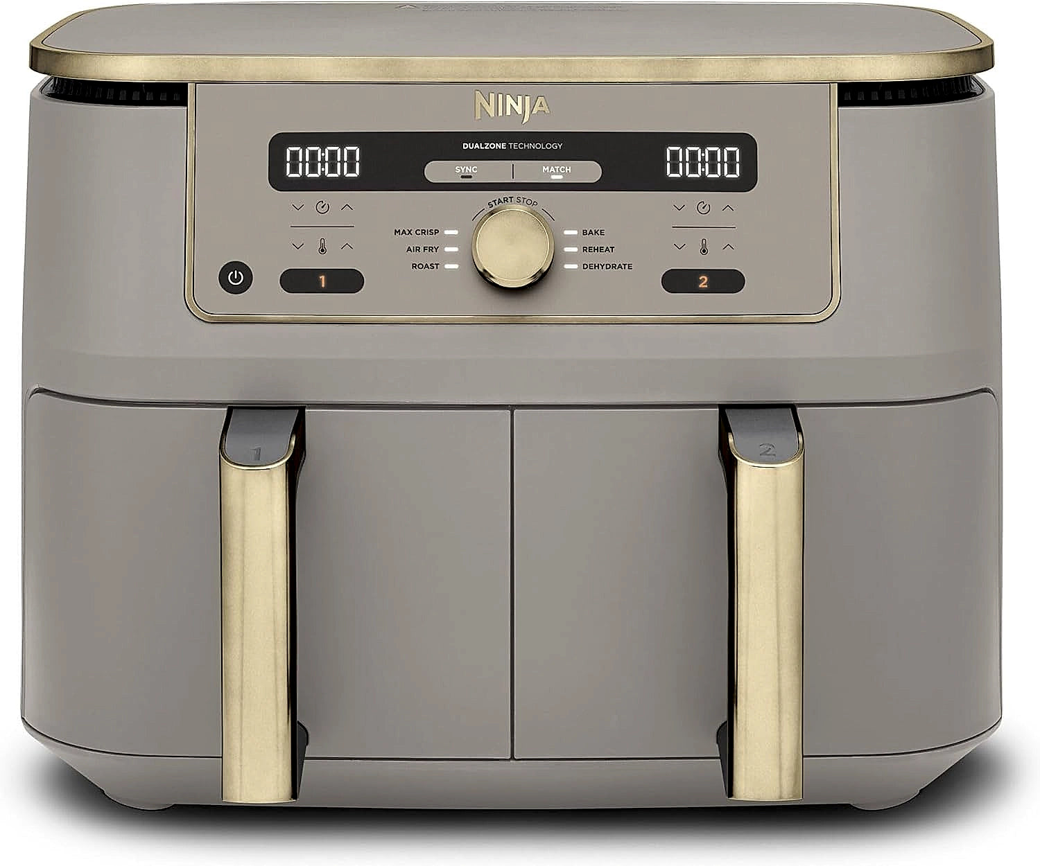 Ninja DZ400UKSTGD Dual Zone Air Fryer front view