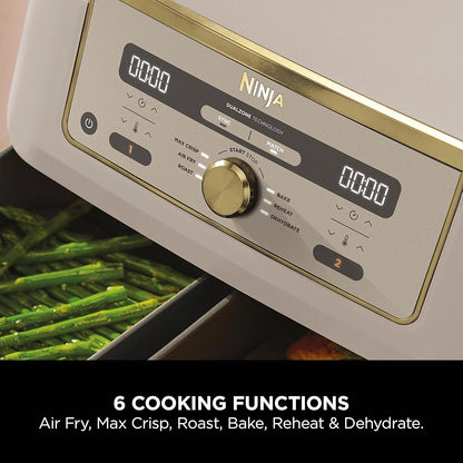 Ninja DZ400UKSTGD Dual Zone Air Fryer front view