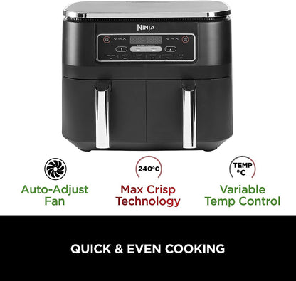 Cooking two different meals in the Ninja Foodi AF300UK dual zone air fryer