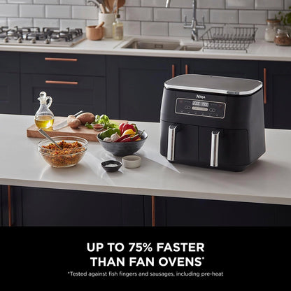 Ninja Foodi AF300UK dual zone air fryer front view