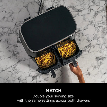 Ninja Foodi AF300UK dual zone air fryer front view