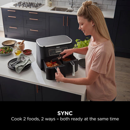 Ninja Foodi AF300UK dual zone air fryer front view