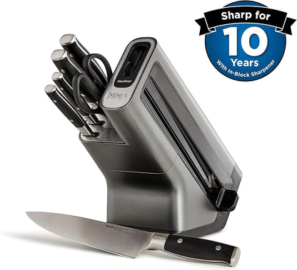 Ninja Foodi StaySharp K32006UK knife block set on kitchen counter