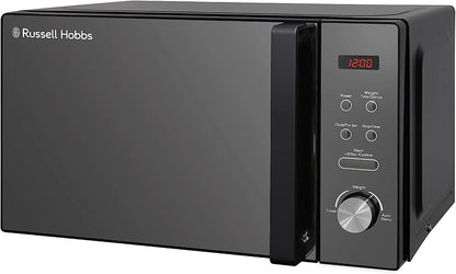 Russell Hobbs RHM2076B microwave in sleek black finish