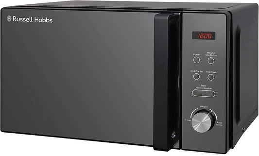 Russell Hobbs RHM2076B microwave in sleek black finish