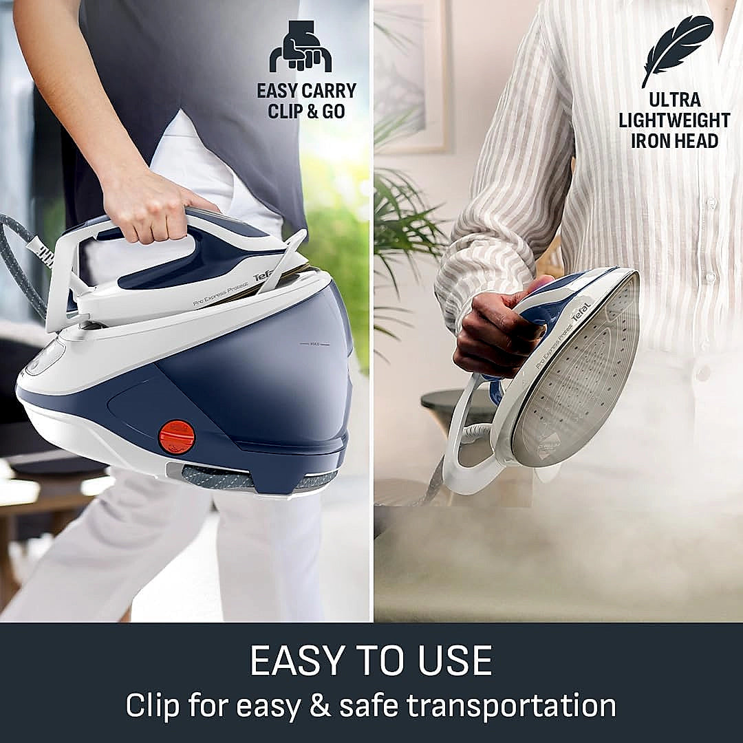 Tefal GV9224 steam generator iron side profile