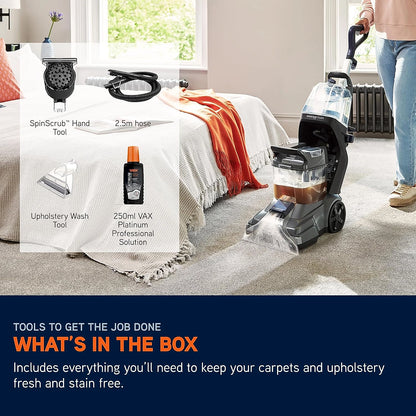 Vax SpinScrub 1200W carpet cleaner upright profile